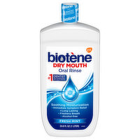 Biotene Oral Rinse, Dry Mouth, Fresh Mint, 33.8 Ounce
