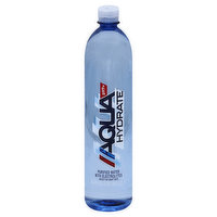 Aqua Hydrate Purified Water, with Electrolytes, pH9+, 33.8 Ounce