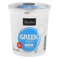 Essential Everyday Yogurt, Greek, Whole Milk, Plain, 32 Ounce