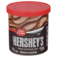 Betty Crocker Frosting, Premium, Hershey's Milk Chocolate, 16 Ounce