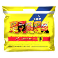 Frito Lay Snack Mix, Flamin Hot Flavored, Variety Pack, 18 Each