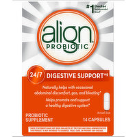 Align Daily Probiotic Supplement for Digestive Health, 14 Each