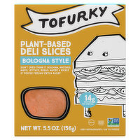Tofurky Deli Slices, Plant-Based, Bologna Style, 5.5 Ounce