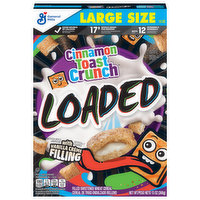 Cinnamon Toast Crunch Cereal, Loaded, Large Size, 13 Ounce