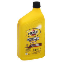 Pennzoil Outdoor Engine Oil, Premium, 2-Cycle, for Small Engines, 1 Quart