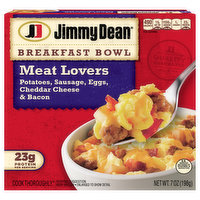 Jimmy Dean Breakfast Bowl, Meat Lovers, 7 Ounce