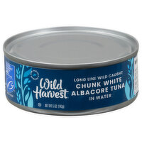 Wild Harvest Albacore Tuna, Chunk White, 5 Ounce