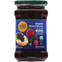 Wild Harvest Fruit Spread, Organic, Mixed Berries, 12 Ounce