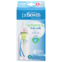 Dr. Brown's  Options+ Bottle, Anti-Colic, 8 Ounce, 2-Pack, 2 Each