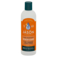 Jason Shampoo + Conditioner, 2-in-1, Scalp Care, Anti-Dandruff, 12 Fluid ounce