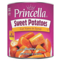 Princella Sweet Potatoes, Cut Yams in Syrup, 29 Ounce