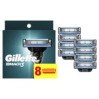 Gillette Mach3 Razor Refills for Men, 8 Razor Blade Refills, 8 Each