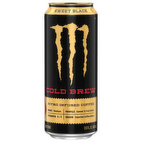 Monster Energy Drink, Sweet Black, Cold Brew, 13.5 Fluid ounce