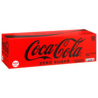 Coca-Cola Cola, Zero Sugar, Fridge Pack, 12 Each