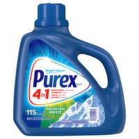 Purex Concentrated Detergent, Mountain Breeze, 4 in 1, 150 Fluid ounce