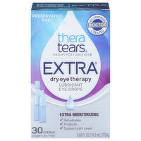 Thera Tears Extra Lubricant Eye Drops, Dry Eye Therapy, 30 Each