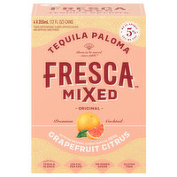 Fresca Mixed Tequila Paloma, Grapefruit Citrus, 4 Each