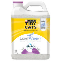 Tidy Cats Clumping Litter, Multi-Cat, Lightweight, with Glade Clean Blossoms, 8.5 Pound