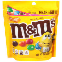 M&M's Chocolate Candies, Peanut, Grab n Go Size, 5 Ounce