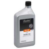 Essential Everyday Motor Oil, SAE HD-30, 1 Quart