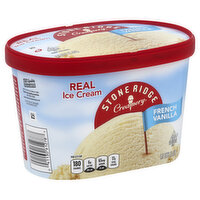 Stone Ridge Creamery Ice Cream, French Vanilla, 1.5 Quart