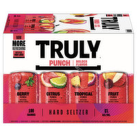 Truly Hard Seltzer, Punch, Variety Pack, 12 Each