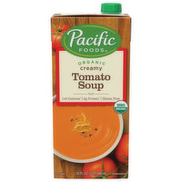 Pacific Foods Soup, Organic, Tomato, Creamy, 32 Ounce