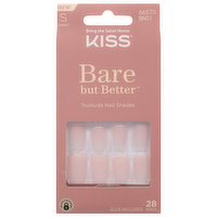 Kiss Bare But Better Nails, Short, BN01, 28 Each