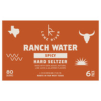 Ranch Water Hard Seltzer, Spicy, 6 Pack, 6 Each