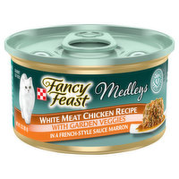 Fancy Feast Medleys Cat Food, Gourmet, White Meat Chicken Recipe, 3 Ounce