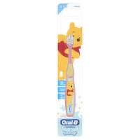 Oral-B Pro Health Stages Baby Toothbrush featuring Disney's Pooh, Baby Soft Bristles, 0-3 years, 1 Each