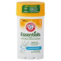 Arm & Hammer Essentials Deodorant, Juniper Berry, 2.5 Ounce