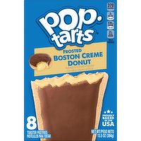 Pop-Tarts Toaster Pastries, Frosted Boston Crème Donut, 8 Each