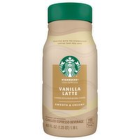 Starbucks Espresso Beverage, Vanilla Latte, Chilled, 40 Fluid ounce