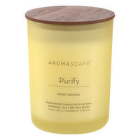 Aromascape Candle, Sweet Orange, Purify, 1 Each