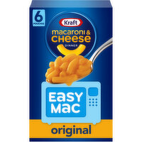 Kraft Original Macaroni & Cheese Microwavable Dinner, 6 Each