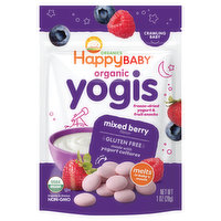 HappyBaby Organics Yogis, Organic, Mixed Berry, Crawling Baby, 1 Ounce