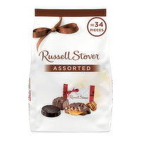 Russell Stover Assorted Milk & Dark Chocolates, 18.4 oz. bag (≈ 34 pieces), 18.4 Ounce