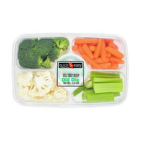 Quick & Easy Veg Tray w/ Dip, 1.5 Pound