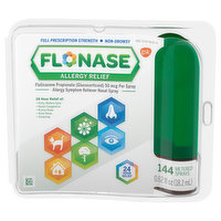 Flonase Allergy Relief, Full Prescription Strength, 50 mcg, Non-Drowsy, 0.62 Fluid ounce