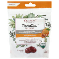 Quantum TheraZinc, Lozenges, Blood Orange Flavor, 18 Each