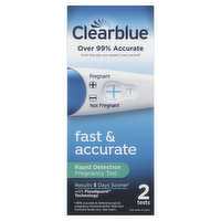 Clearblue Clearblue RAPID DETECTION Pregnancy Test, 2 Tests, 2 Each