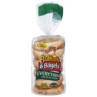 Bubba's Bagels, Sliced, Everything with Flax Seeds, 6 Each