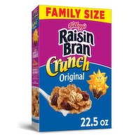 Raisin Bran  Crunch Cold Breakfast Cereal, Original, Family Size, 22.5 Ounce