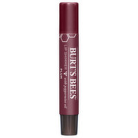 Burt's Bees Lip Shimmer, with Peppermint Oil, Plum, 0.09 Ounce