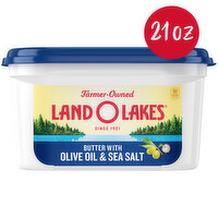 Land O Lakes Butter with Olive Oil and Sea Salt, 21 Ounce