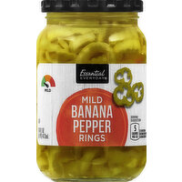 Essential Everyday Banana Pepper, Mild, Rings, 16 Ounce