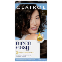 Nice’n Easy Hair Color, Permanent, Brown Black 3, 1 Each