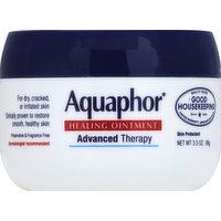 Aquaphor Healing Ointment, Advanced Therapy, for Dry, Cracked or Irritated Skin, 3.5 Ounce