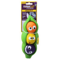 Multipet Squeakables Dog Toy, Peas-in-a- Pod, 1 Each